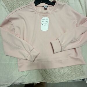Pink crop Sweatshirt